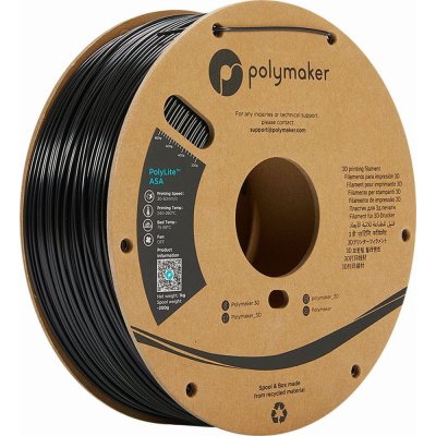 Polymaker PolyLite ASA černá 1,75mm 1kg – Zboží Živě