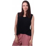 Jožánek kojicí mušelínové triko tílko Maja černé – Zboží Dáma