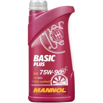 MANNOL BASIC PLUS 75W90 API GL4+ olej převodový syntetický 1L (75W-90) | Zboží Auto