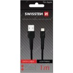 Swissten 71505540 datový kabel lightning 1m černý – Zboží Živě