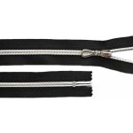Prima-obchod Spirálový zip se stříbrnými zoubky No 5 délka 25 cm, barva Černá – Hledejceny.cz