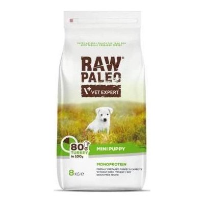 Vetexpert Raw Paleo Turkey Puppy mini 8 kg – Hledejceny.cz