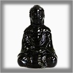 Cerams Aroma lampa Sedící Budha ćerná 130 X 90 mm – Hledejceny.cz