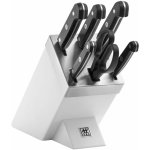 Zwilling Gourmet samoostřící blok s noži 7 ks, bílý, 36133-310 – Zboží Dáma