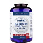 Clinical Magnesium 5 Complex Premium + D3 + B6 200 kapslí – Hledejceny.cz