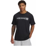 Under Armour UA Camo Chest Stripe SS Triko Černá Pánské – Zboží Dáma