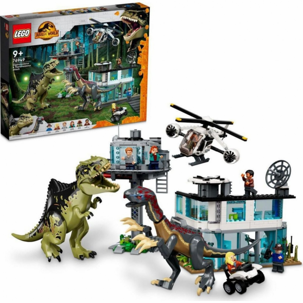 LEGO® Jurassic World 76949 Útok giganotosaura a therizinosaura