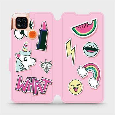 Mobiwear - Xiaomi Redmi 9C - M129S Růžové WHAT – Zboží Živě