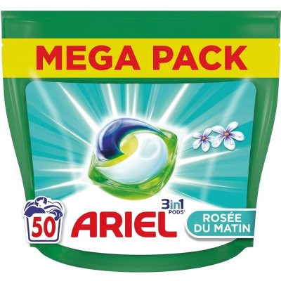 Ariel gelové kapsle 3v1 Ranní rosa universal 50 PD 1,025 kg – Hledejceny.cz