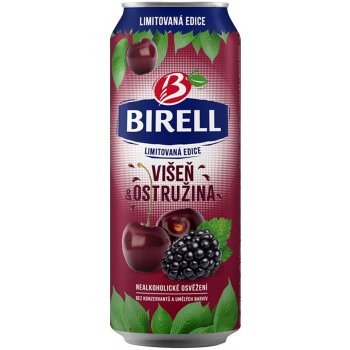 Birell Višeň & Ostružina 4 x 0,5 l (plech)