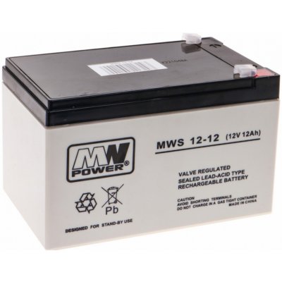 MW Power 12V 12Ah MWS 12-12