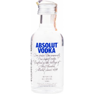 Absolut Mini 40% 0,05 l (holá láhev ) – Zboží Dáma