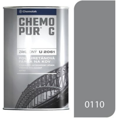 Chemolak U 2061 Chemopur G polyuretanová základní barva 0,8 l 0110
