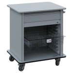 DEXTER 23 TRANSPARENT vozík boxový, roletový, nízký, 880x780x620 mm, šedá – Hledejceny.cz