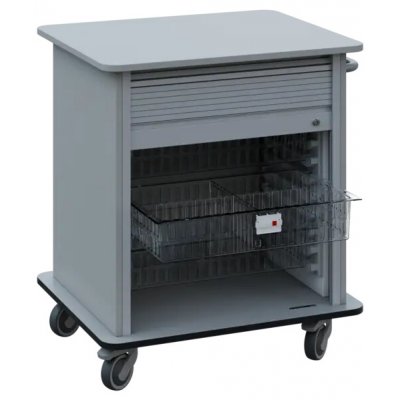 DEXTER 23 TRANSPARENT vozík boxový, roletový, nízký, 880x780x620 mm, šedá – Hledejceny.cz