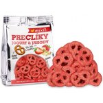 Mixit Preclíky jogurt bílá čokoláda jahody 70 g – Hledejceny.cz