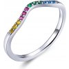 Prsteny Royal Fashion prsten Duhová vlnka SCR636