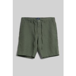 GANT RELAXED LINEN DS shorts zelená