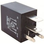 Spínací mikro relé - 12V 25A 4výv. s diodou, kontakt 6,3 + 2,8 mm | Zboží Auto