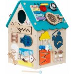 2Kids Toys Activity board Domeček tyrkysový – Zboží Mobilmania