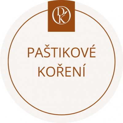 Davídkovo koření Etiketa Paštikové koření béžová průměr 4,5 cm 1 ks – Hledejceny.cz