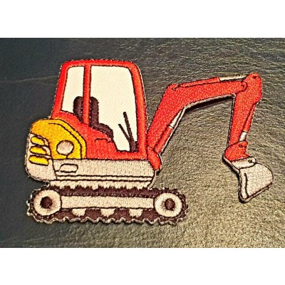 í Nažehlovací nášivky pro kluky Barva: bagr 6,5x8,5cm – Hledejceny.cz