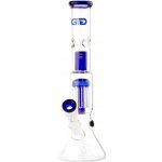 Grace Glass bong modrý shotgun 35cm – Zboží Dáma