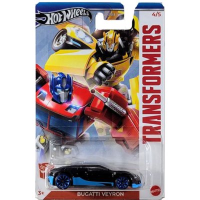 Transformers Hot WheelsBugatti Veyron – Zboží Dáma