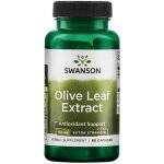 Swanson Olivové List Olive Leaf Extract 750 mg 60 kapslí – Hledejceny.cz
