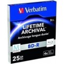 Médium pro vypalování Verbatim BD-R 25GB 4x, slim box 3ks (43827)