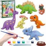 Woopie kreativní sada s barvami DIY sádrové odlitky dinosaurů k vybarvení – Zboží Dáma Woopie kreativní sada s barvami DIY sádrové odlitky dinosaurů k vybarvení – Zboží Dáma