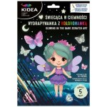Škrabací obrázek Magic 5 listů svítící ve tmě – Zboží Dáma