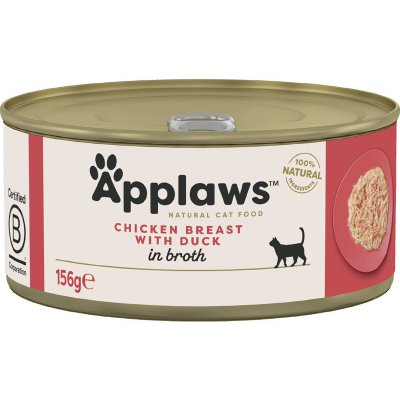 Applaws Cat Kuřecí prsa a kachna 6 x 156 g – Hledejceny.cz
