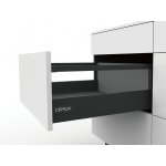 Cemux A Box zásuvka antracit H199 s relingem 400 mm – Sleviste.cz