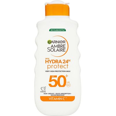 Garnier Ambre Solaire Hydra 24h Protect Opalovací mléko SPF50 175 ml – Zboží Dáma