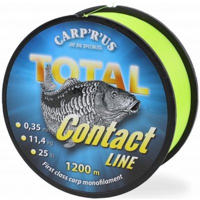Carp ´R´ Us Total Contact Line Yellow 1200m 0,35mm 11,4kg – Zboží Dáma