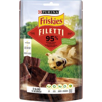 Purina Filetti 95%,hovězí,kuře a vepřové 70 g
