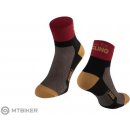 Force ponožky DIVIDED hnědo-vínové