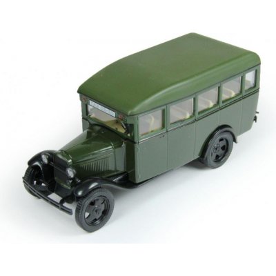 Naš Autoprom GAZ 03 30 vojenský autobus časopis s modelem 1:43