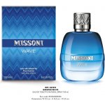 Missoni Wave sprchový gel 25 ml + EDT 5 ml + balzám po holení 25 ml dárková sada – Hledejceny.cz