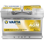 Varta Professional AGM 12V 70Ah 760A 840 070 076 – Zboží Živě