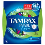 Tampax Compak Pearl Super Tampony S Aplikátorem 18 ks – Hledejceny.cz