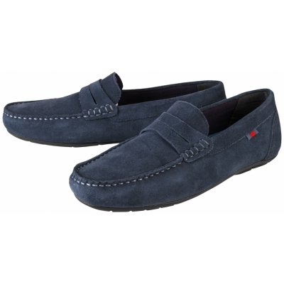 Livergy pánské kožené mokasíny navy – Sleviste.cz