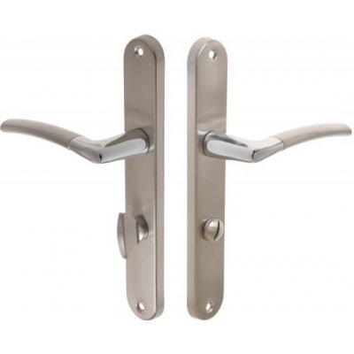 Gamet LUCIA levá - WC - 72 mm chrom lesklý/nikl broušený – Sleviste.cz