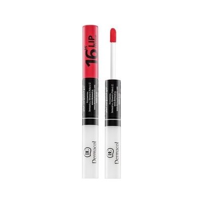 Dermacol 16H Lip Colour dlouhotrvající dvoufázová barva a lesk na rty No. 03 7,1 ml