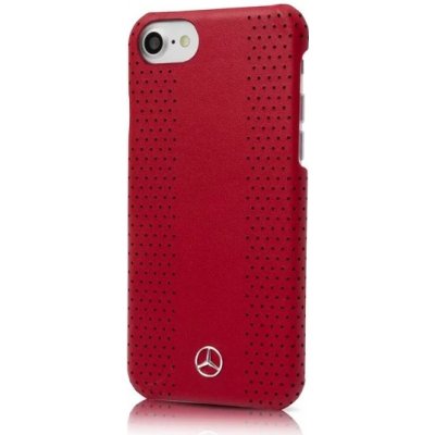 Pouzdro Mercedes - Apple iPhone 7 Band Line Leather červené – Sleviste.cz