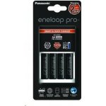 Panasonic Eneloop Charger BQ-CC55 + 4 x R6/AA Eneloop PRO 2500mAh BK-3HCDE K-KJ55HCD40E – Zboží Mobilmania