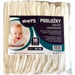 Nappy Přebalovací podložky 60x60cm ECO 10ks jednorázové – Hledejceny.cz