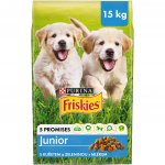 Friskies Junior s kuřetem zeleninou a mlékem 15 kg – Sleviste.cz