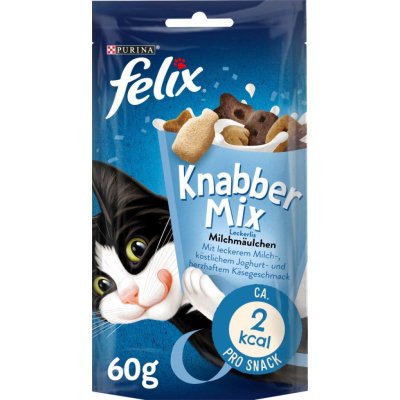 Felix KnabberMix mléčné pusinky s příchutí mléka jogurtu a sýru 4 x 60 g – Zbozi.Blesk.cz